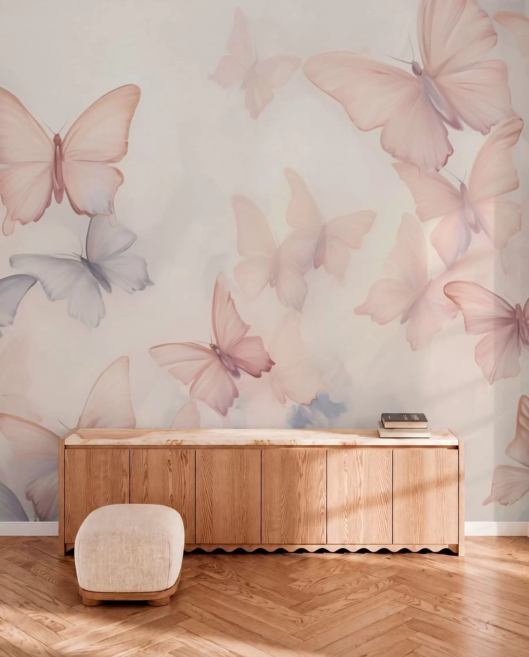 wall murals Butterflies w04534