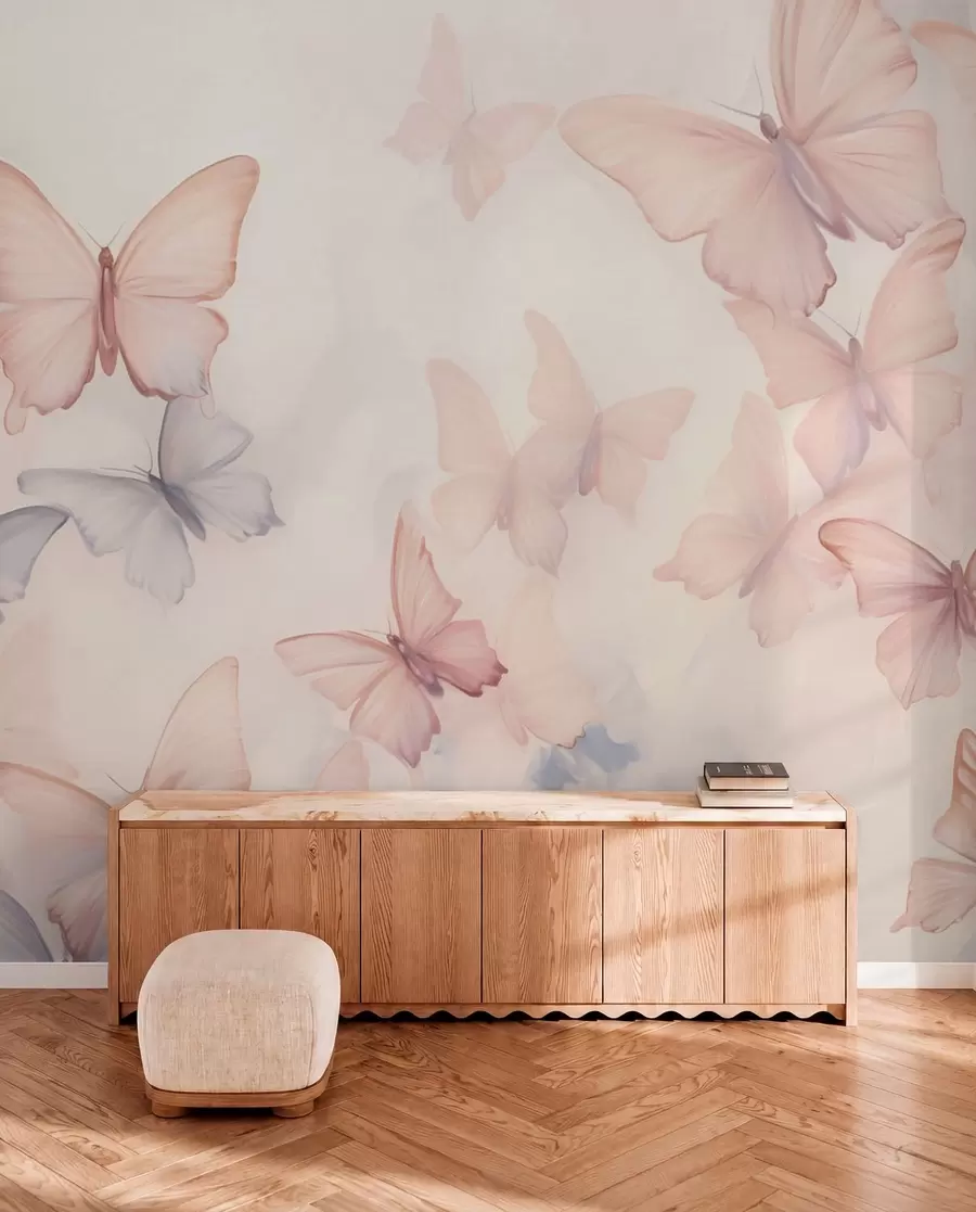 wall murals Butterflies w04534