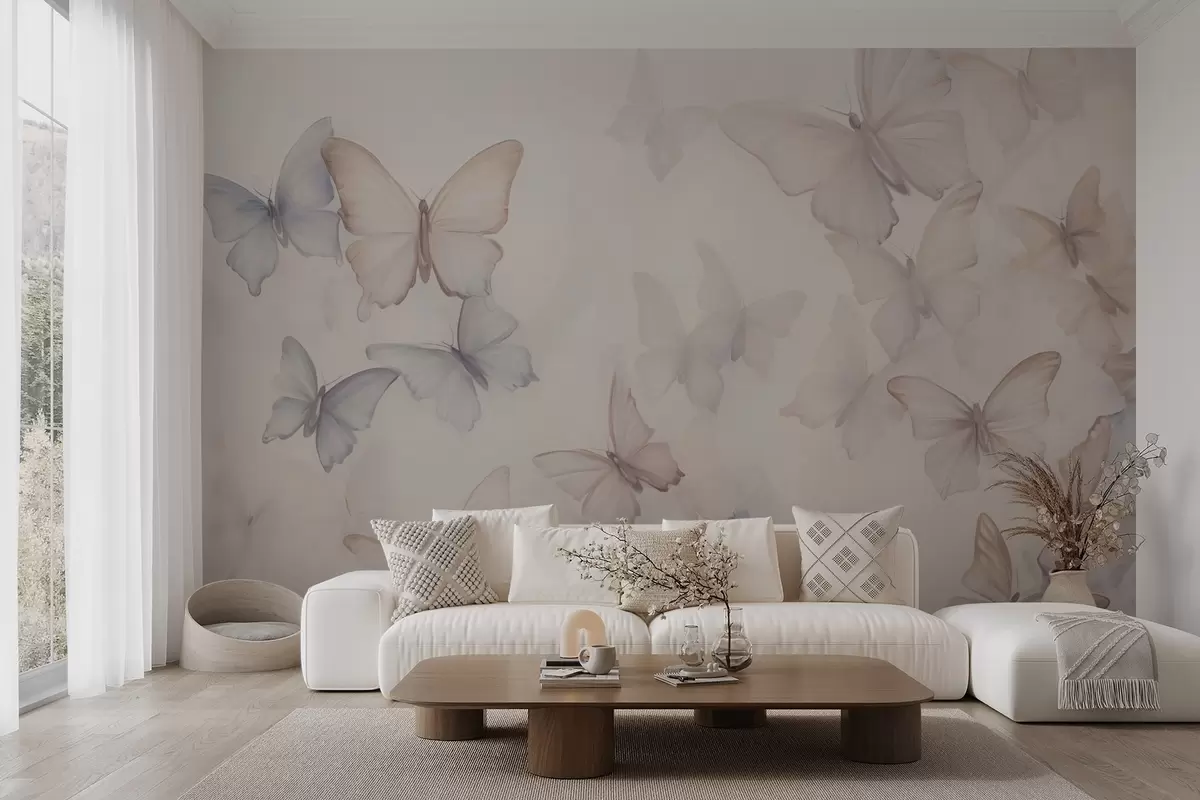 wall murals Butterflies w04534v1