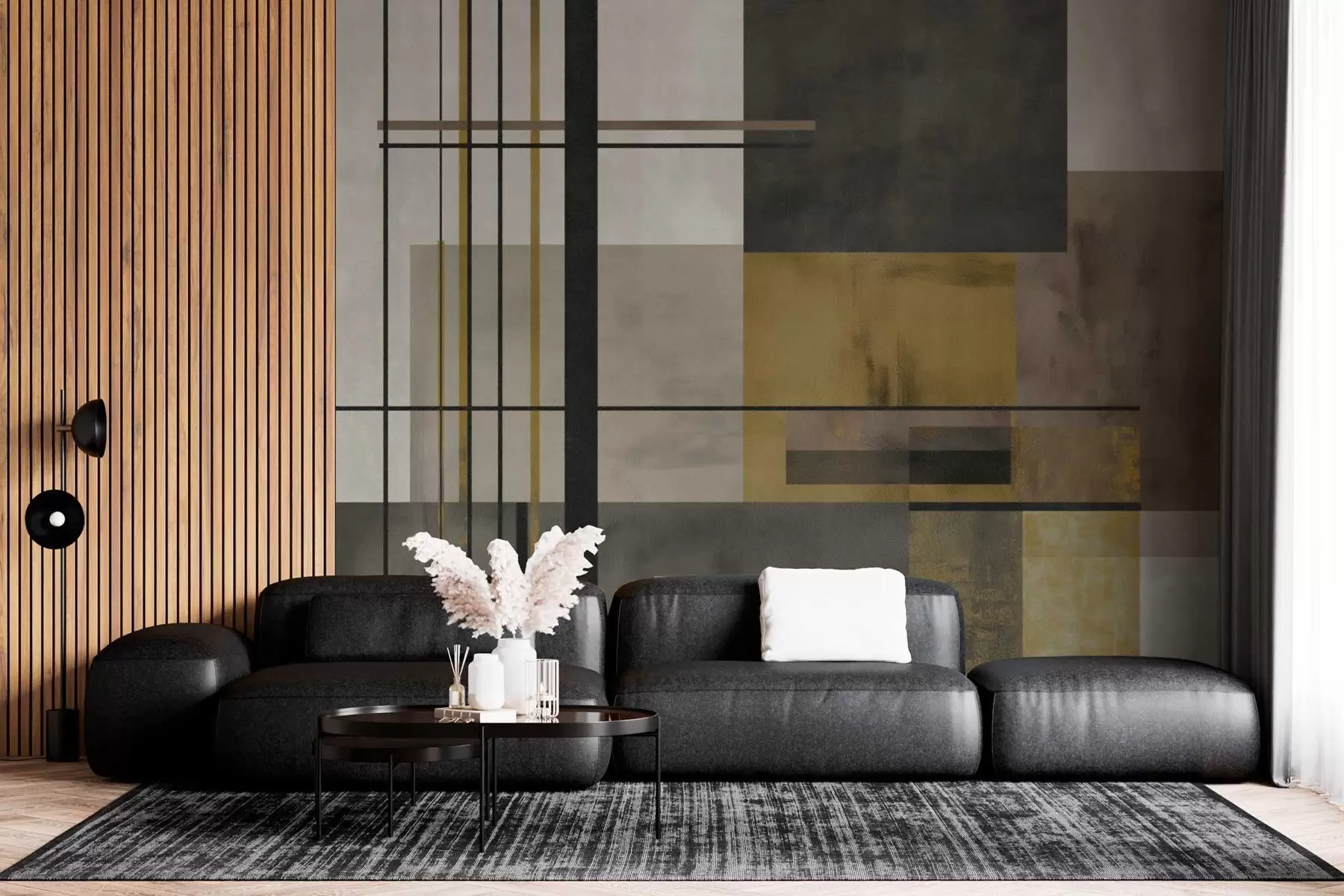 wall murals abstract geometry w04502