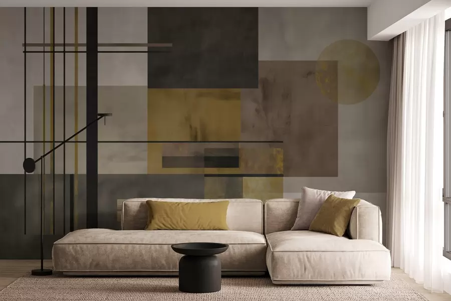 wall murals abstract geometry w04502