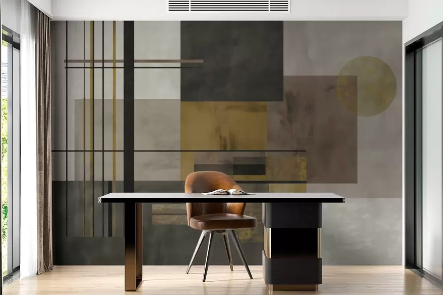 wall murals abstract geometry w04502