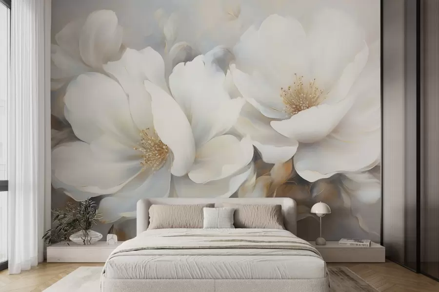 wall murals Huge flowers w04594