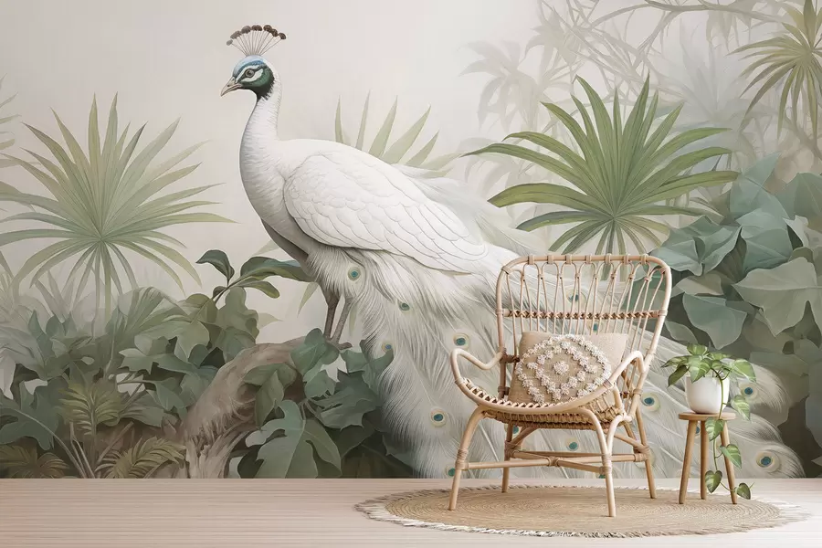 wall murals Peacock w04595