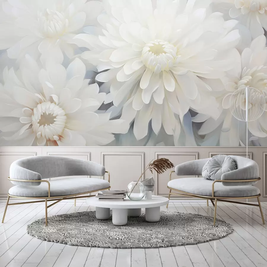 wall murals Chrysanthemums w04596