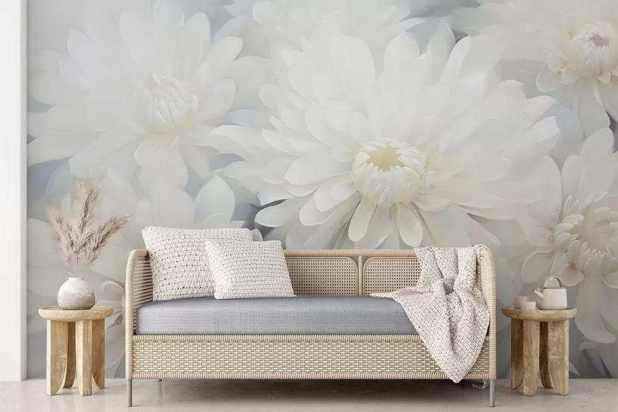 wall murals Chrysanthemums w04596