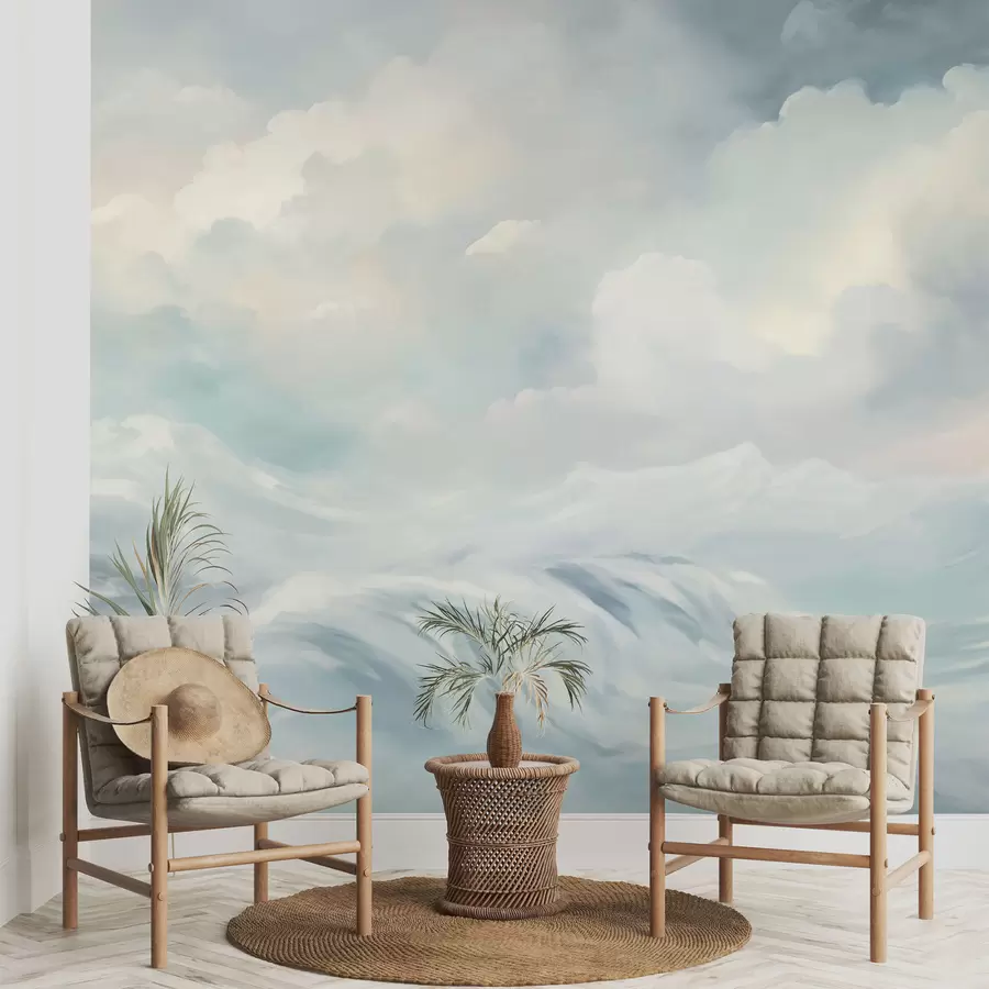 wall murals Clouds and sea w04598