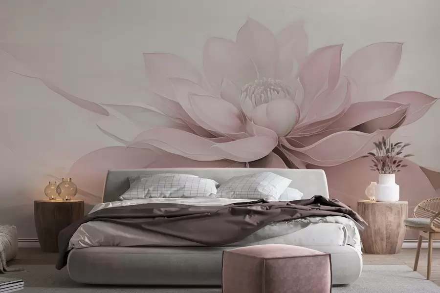 wall murals Mystery of the flower w04563v1