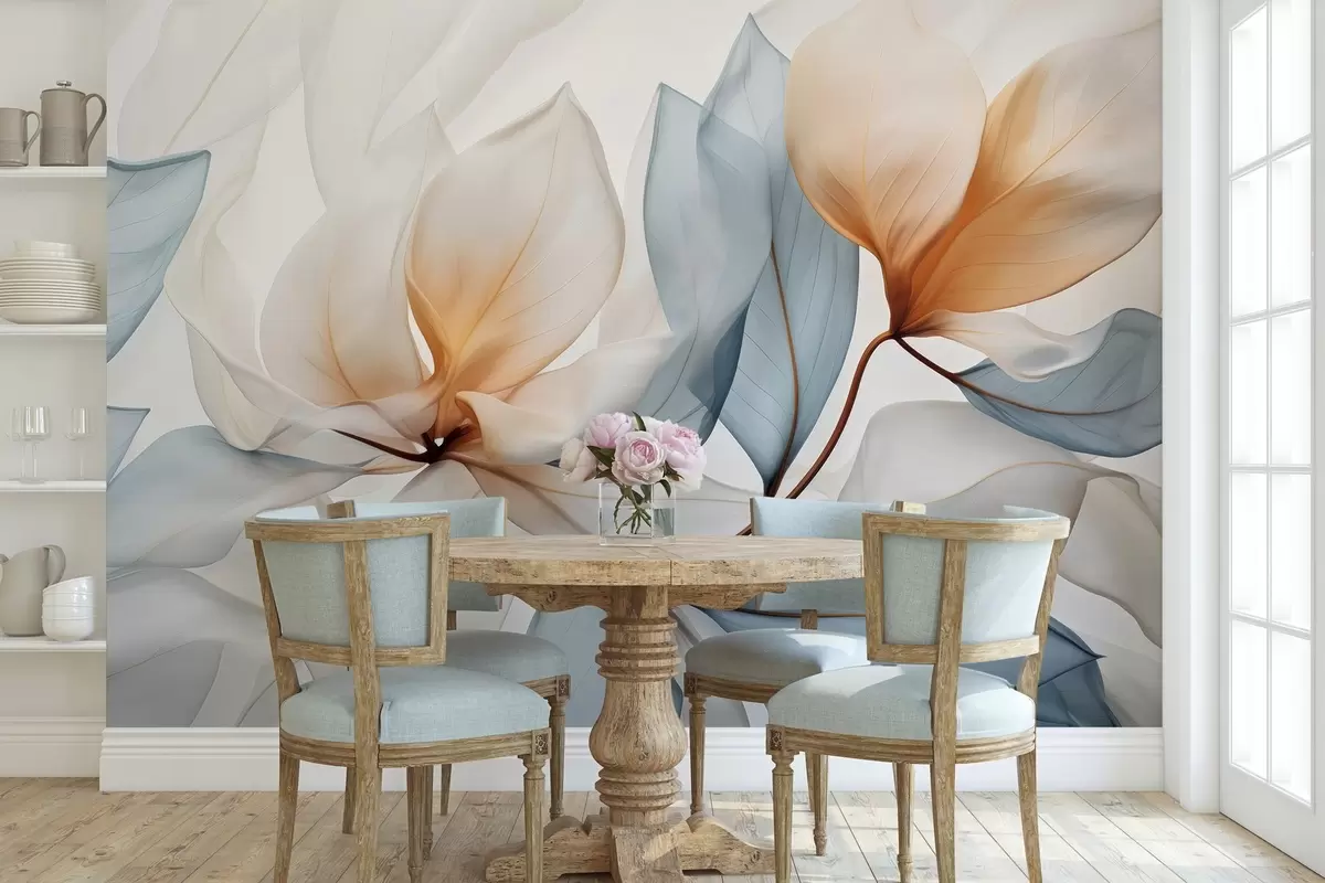 wall murals Magic of petals w04566