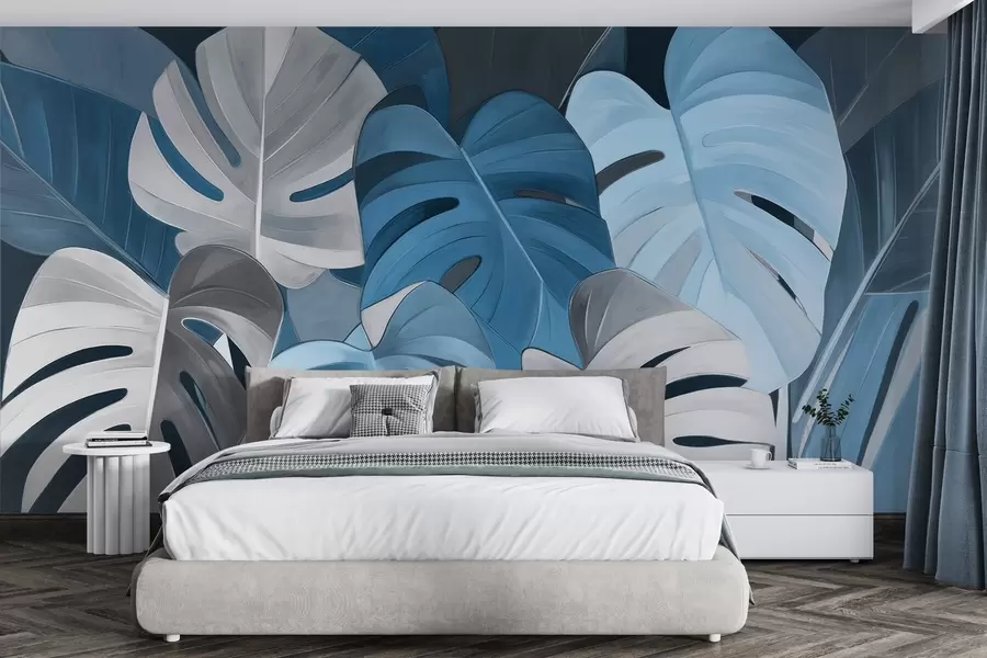 wall murals Leafy rhythm w04568v3