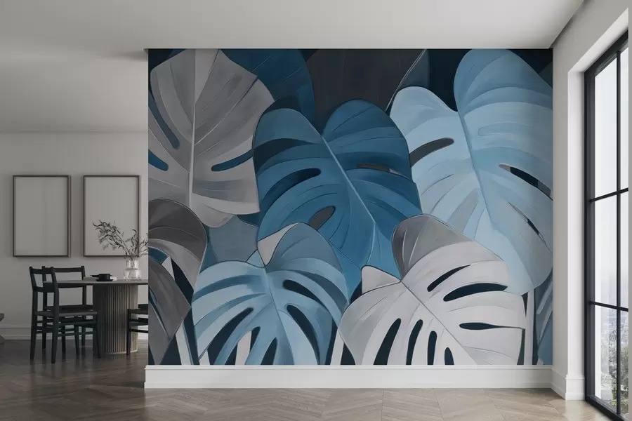 wall murals Leafy rhythm w04568v3