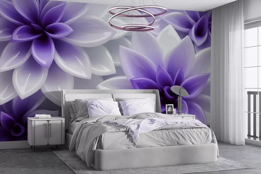 wall murals Floral symphony w04571