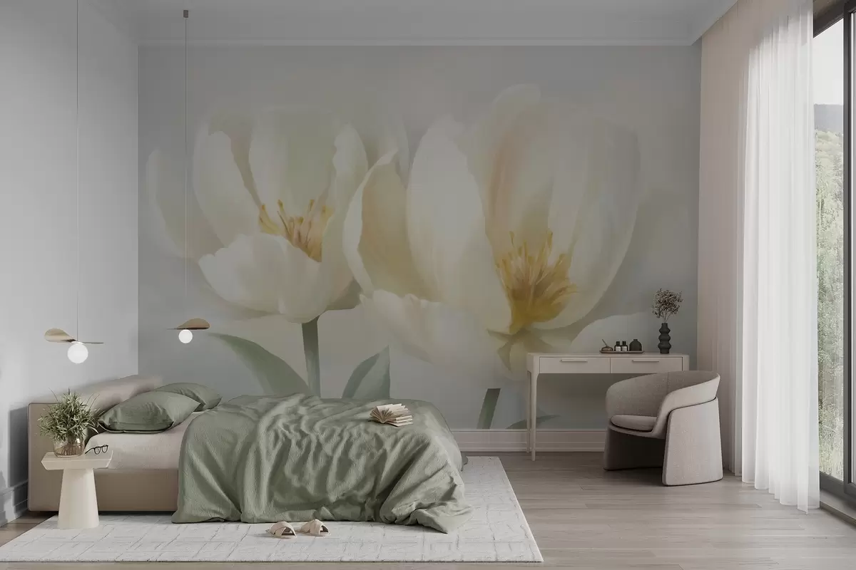 wall murals Flowers in bloom w04652