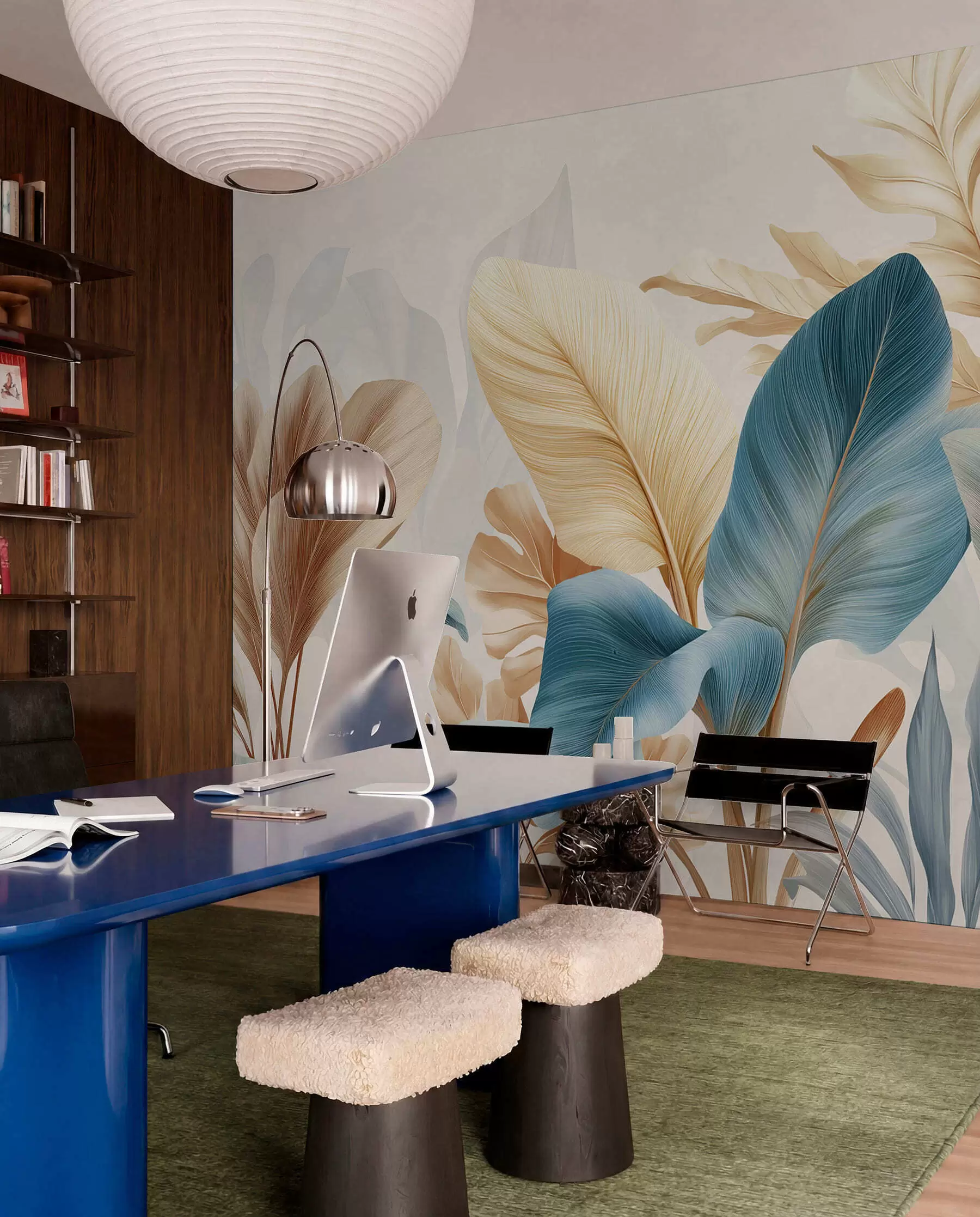 wall murals Botanical Leaves w04589