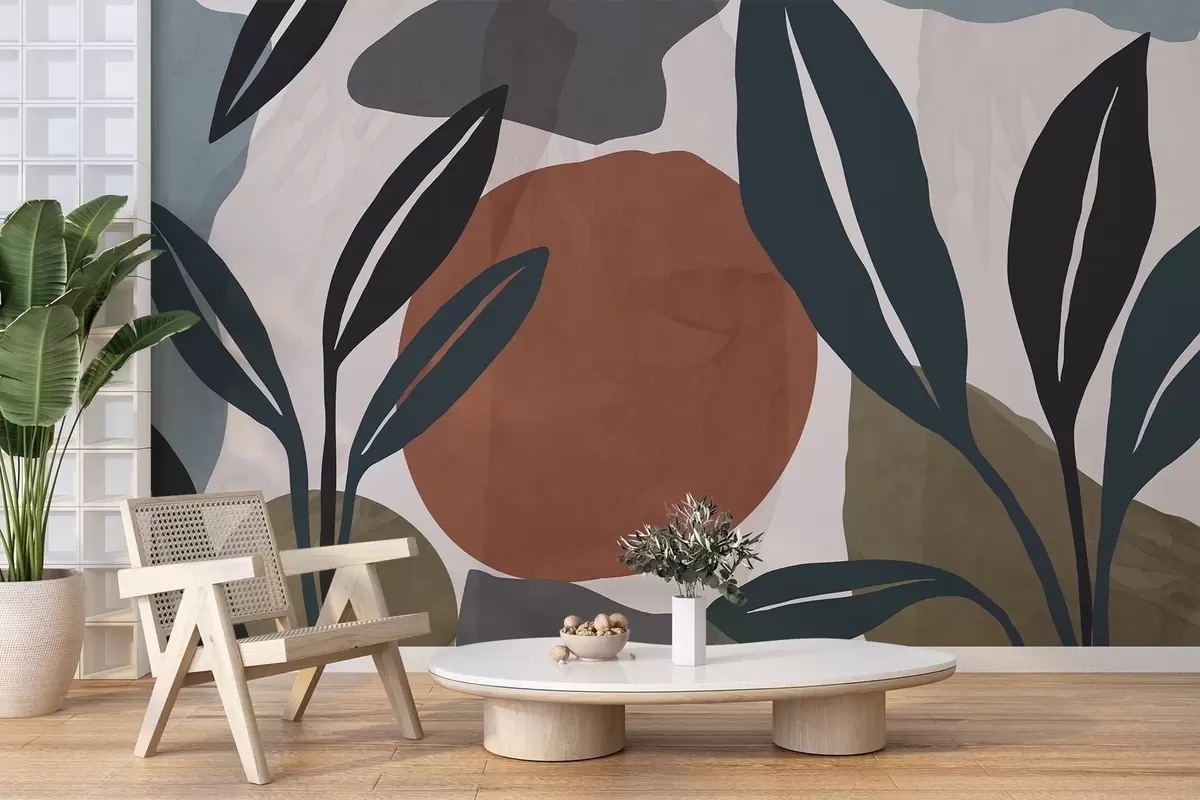 wall murals Abstract Botanica w04592