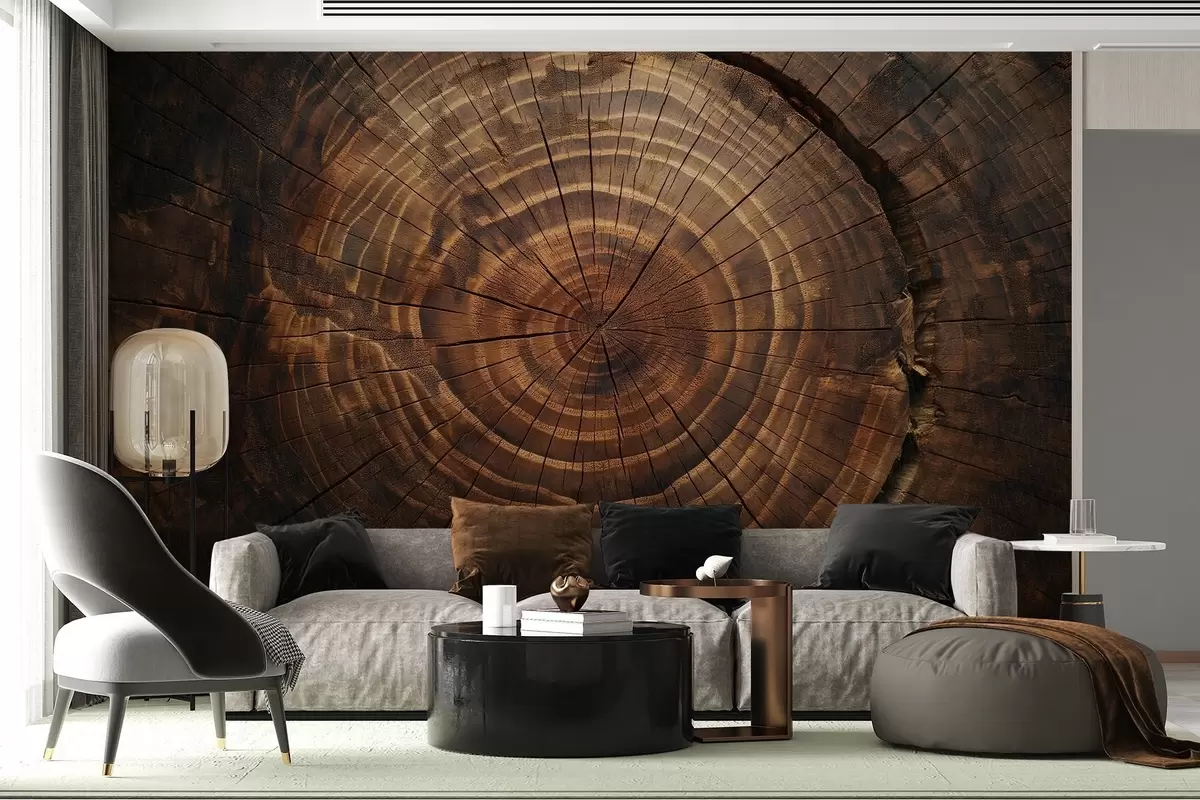 wall murals Tree Rings w04642
