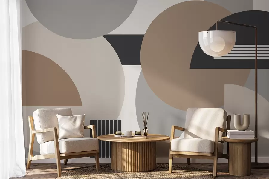 wall murals Geometric abstraction w04687