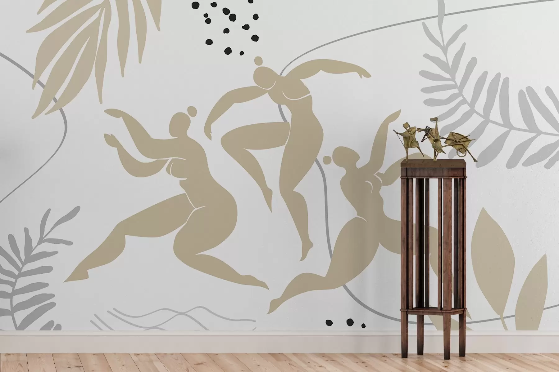 wall murals Abstract silhouettes of women w04725