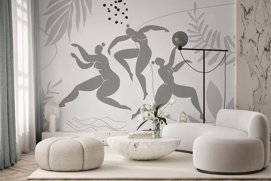 wall murals Abstract silhouettes of women w04725v1