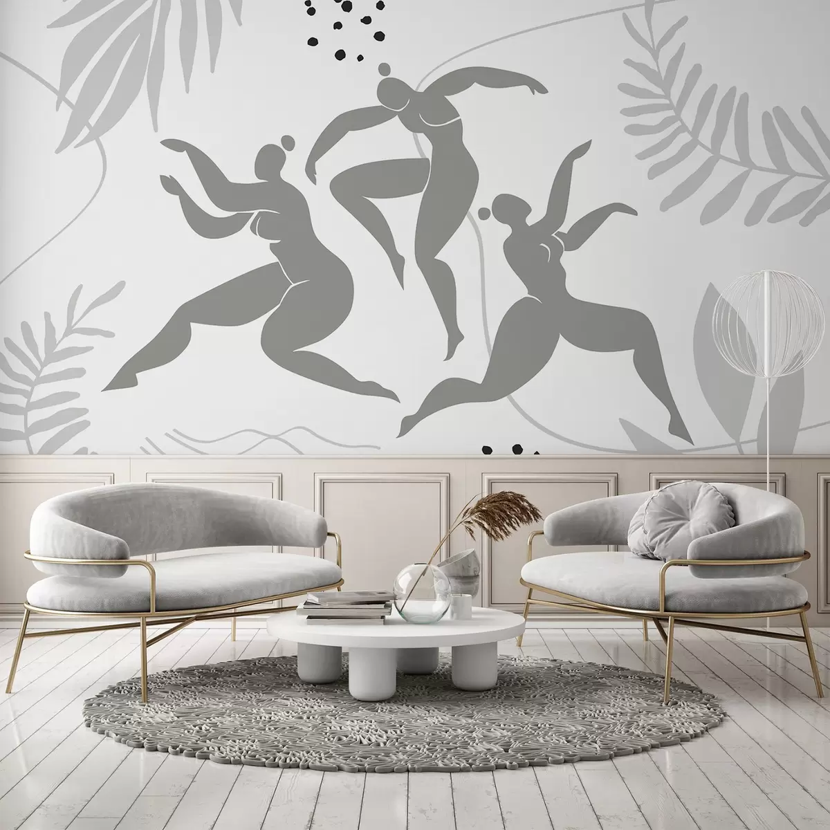 wall murals Abstract silhouettes of women w04725v1