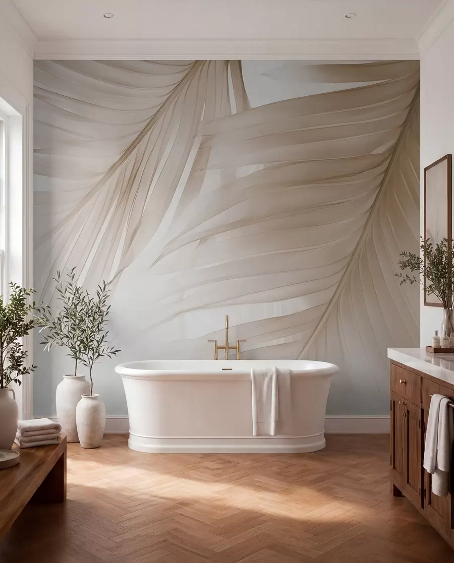 wall murals Fern leaves w04727