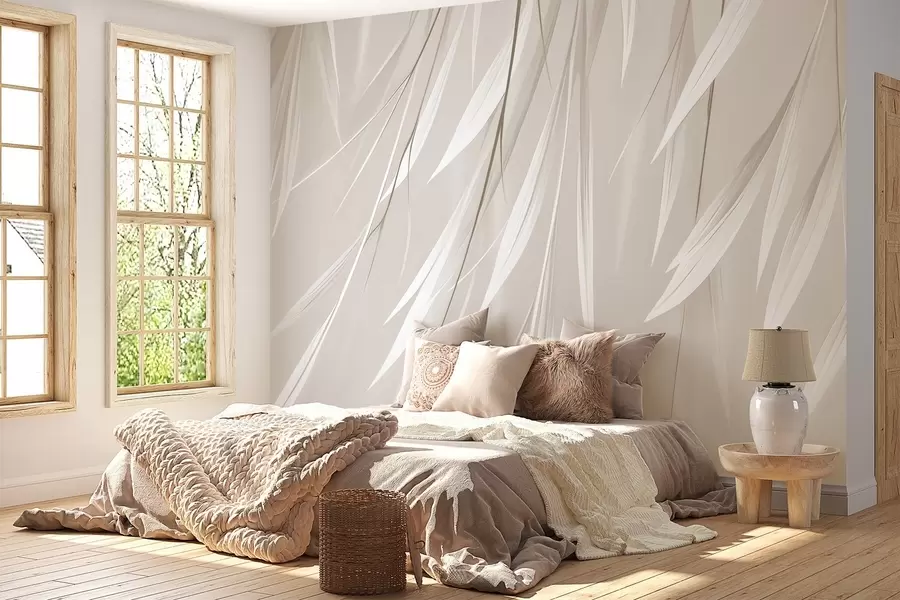 wall murals Hanging thin leaves w04703