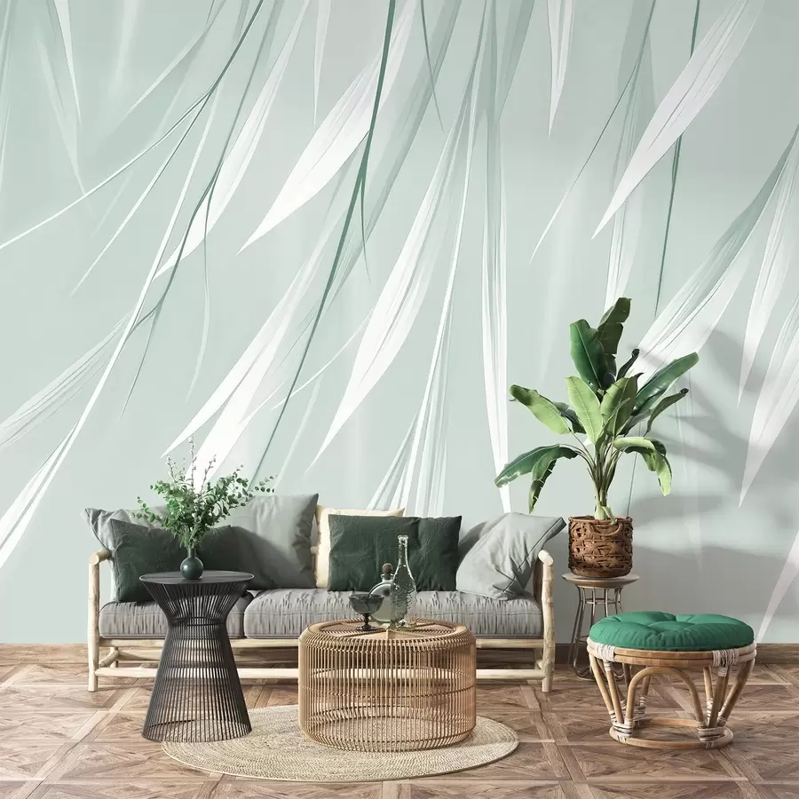 wall murals Hanging thin leaves w04703v1