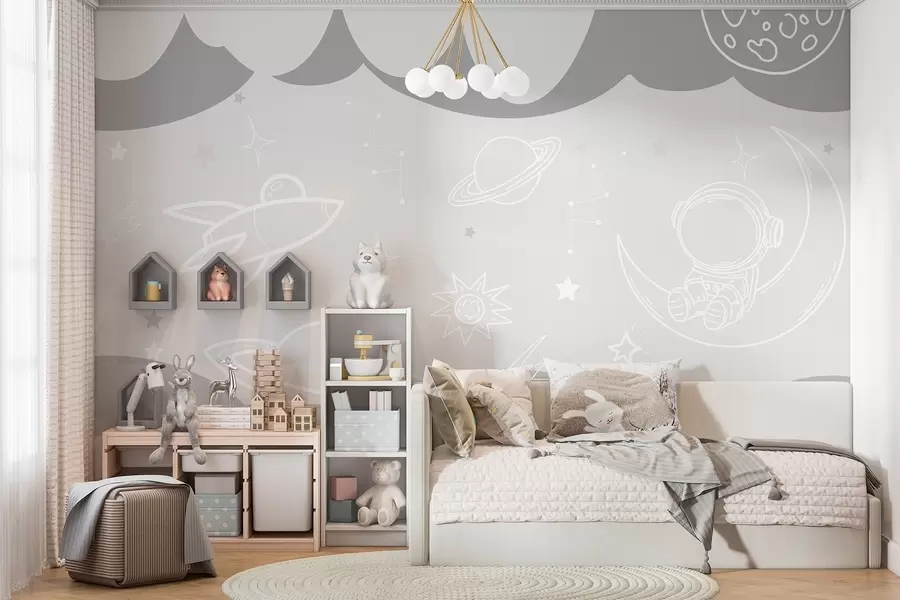 wall murals Space adventures w04740