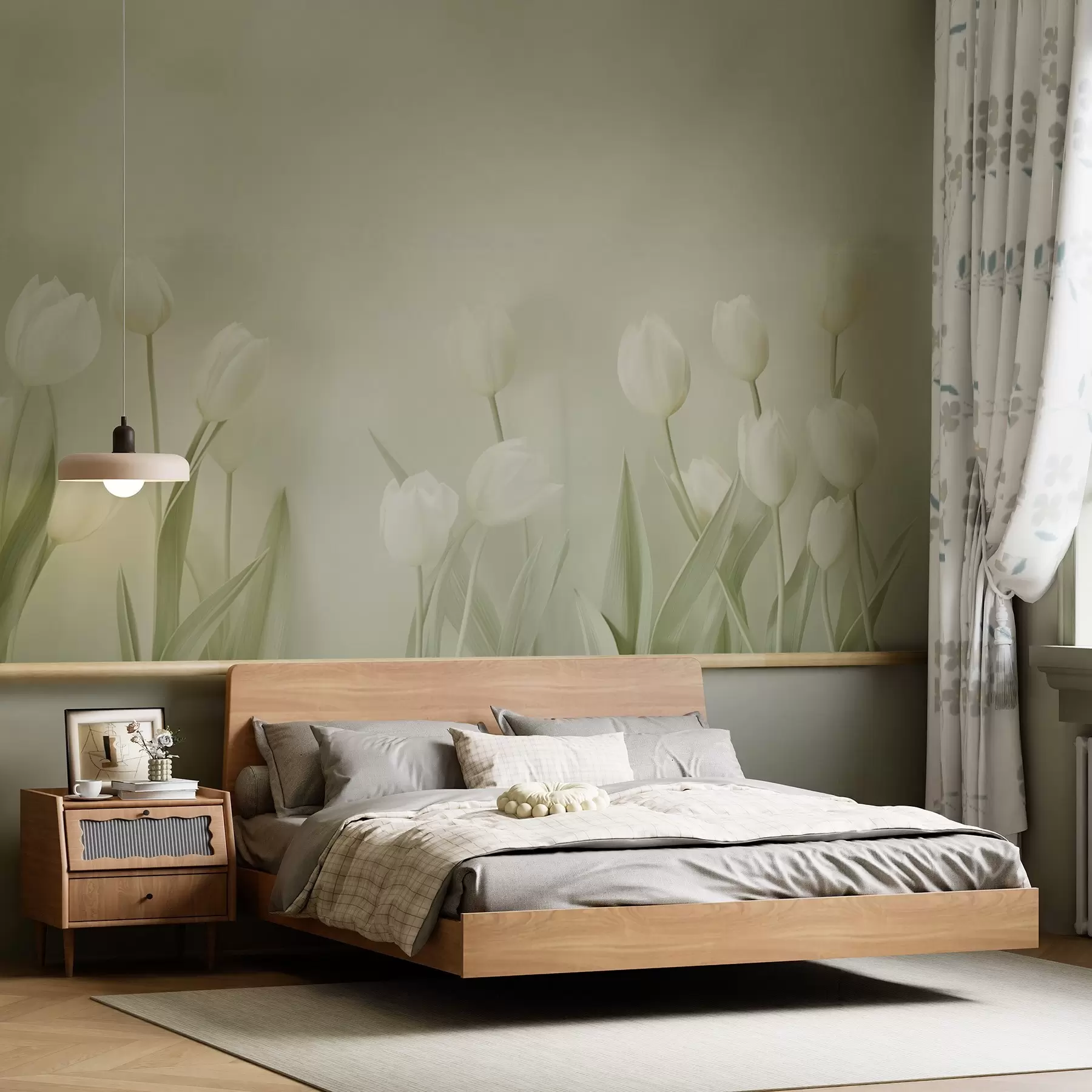 wall murals Tulips w04796