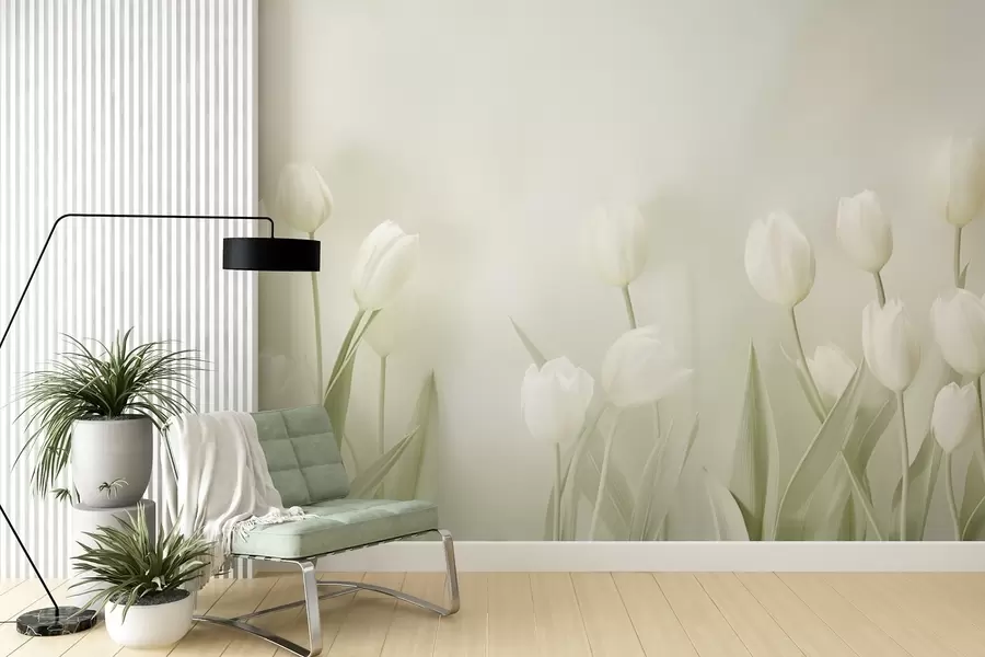 wall murals Tulips w04796