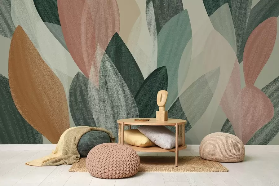 wall murals fantasy leaves  w04757