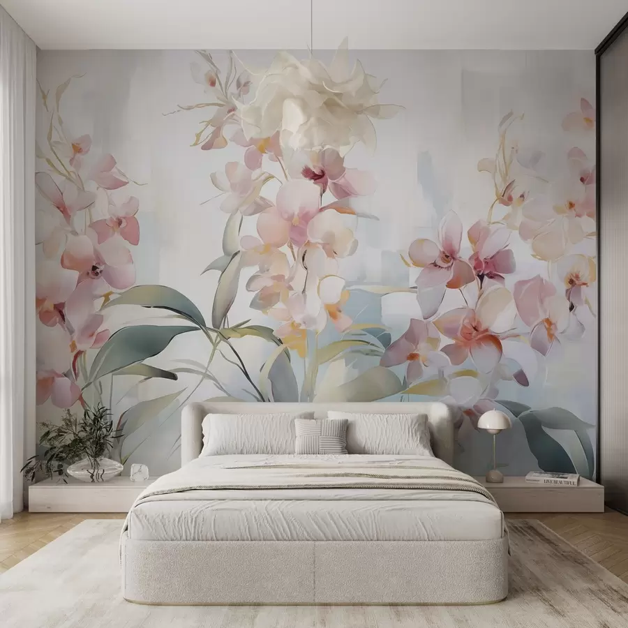 wall murals Abstract flowers w04776