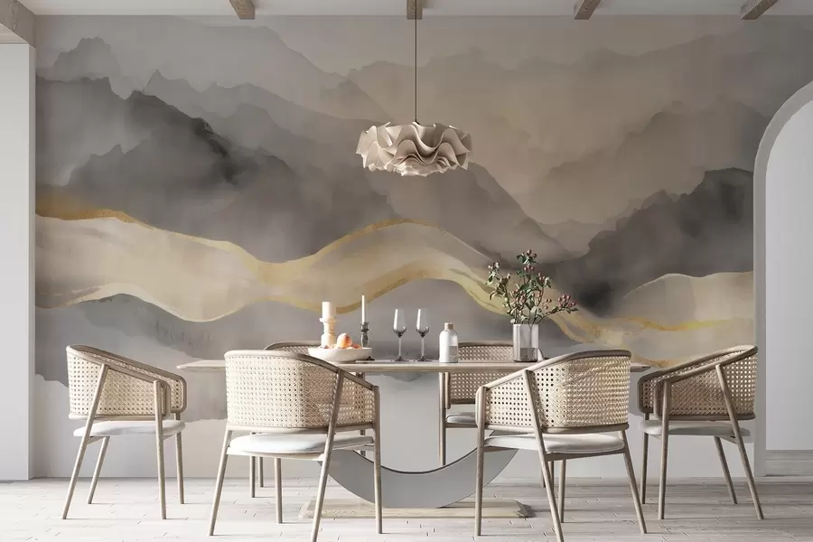 wall murals Watercolour smudges w04802
