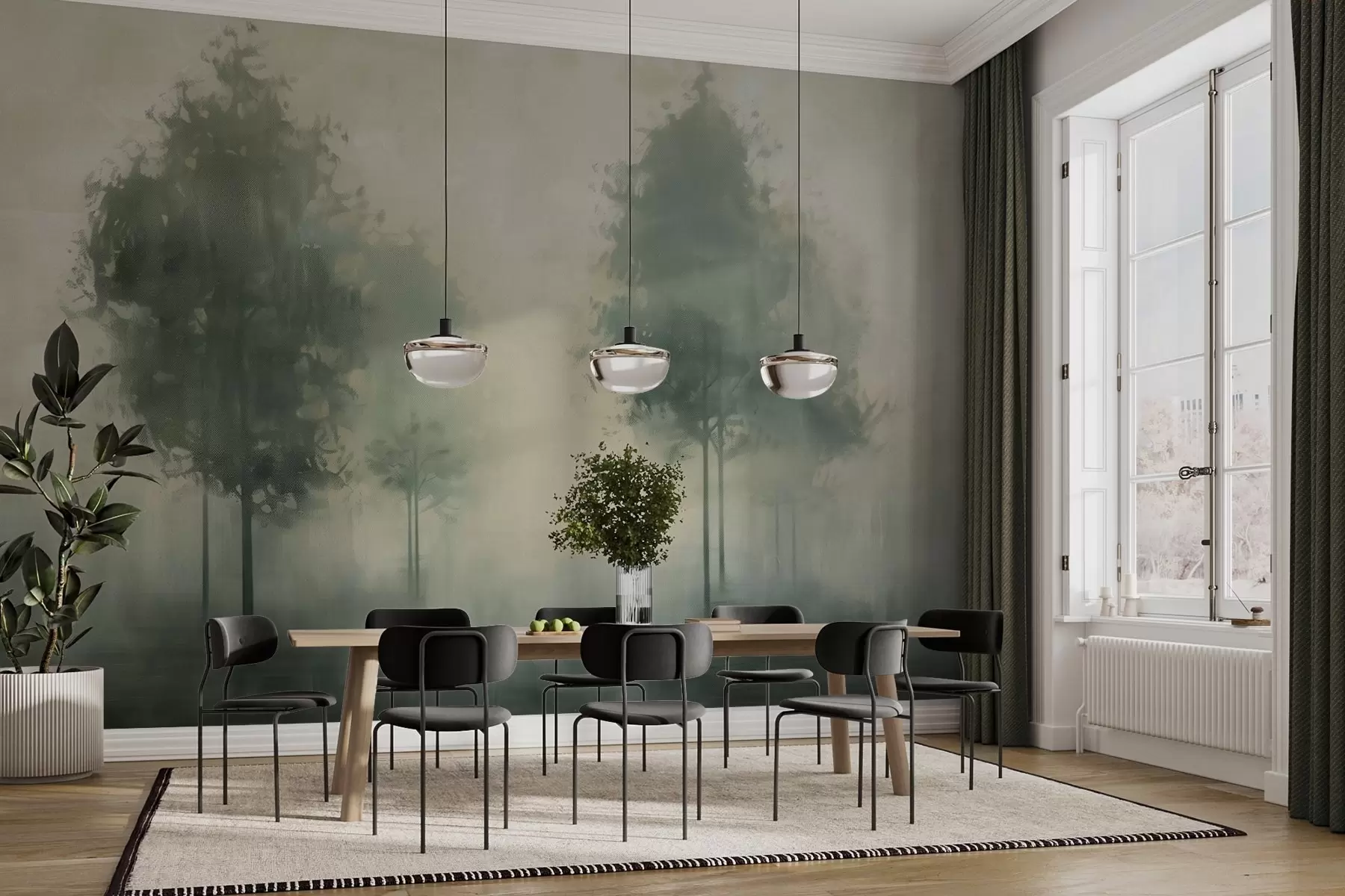 wall murals Trees w04803