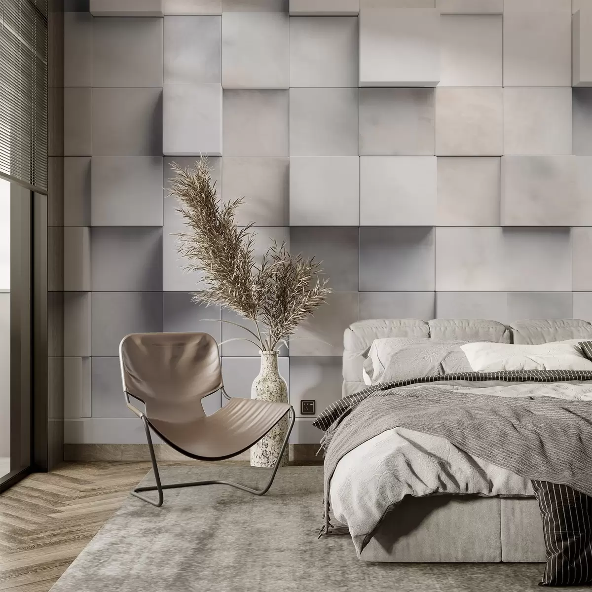 wall murals Square blocks w04806