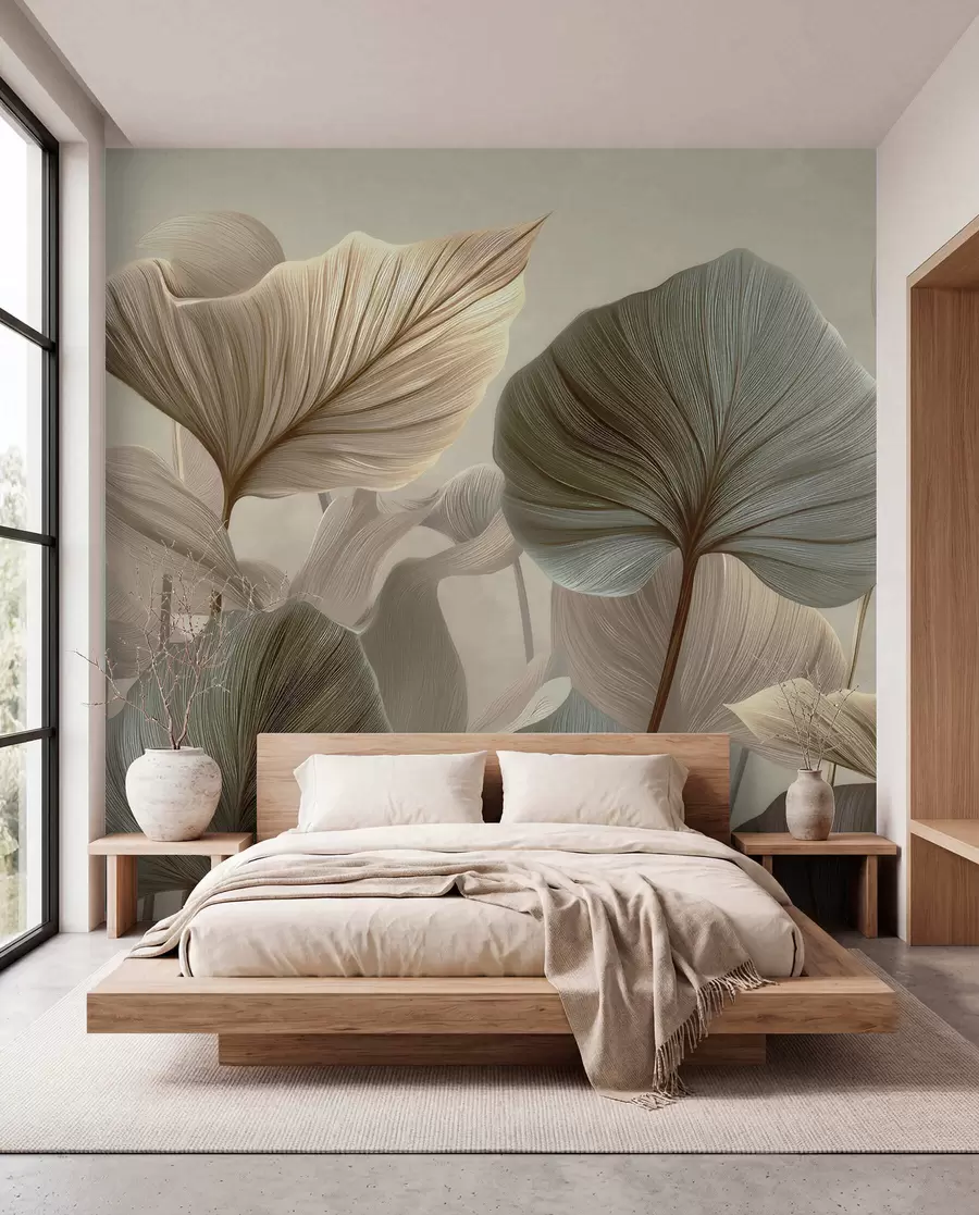 wall murals Leaves w04848