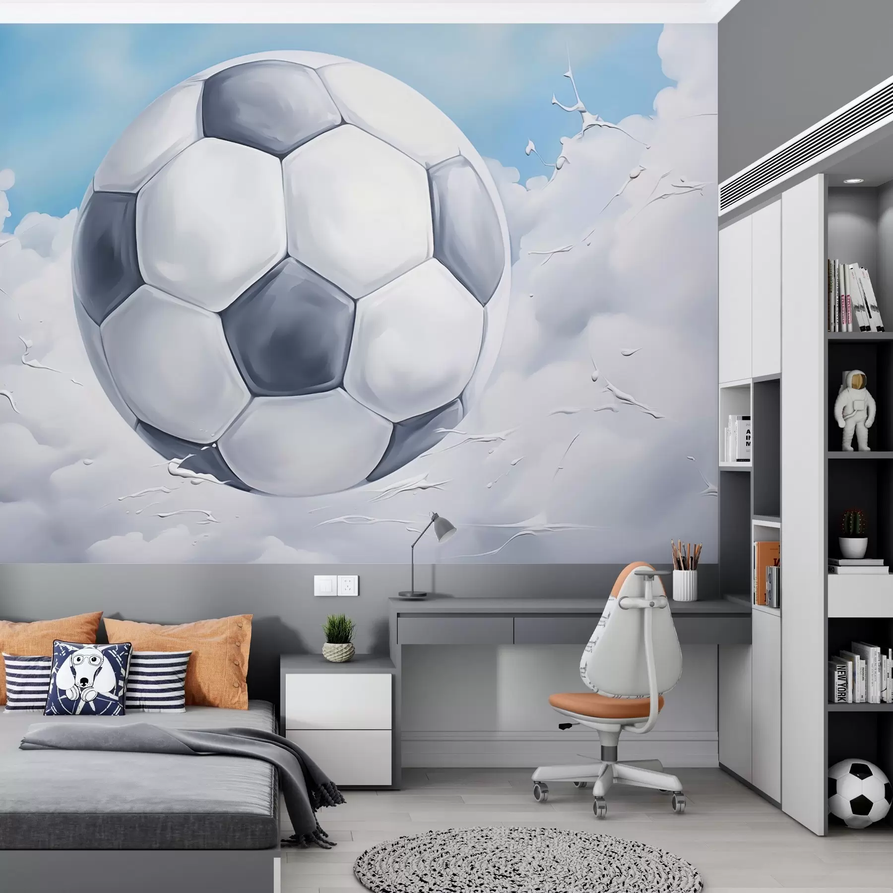 wall murals Soccer ball w04822