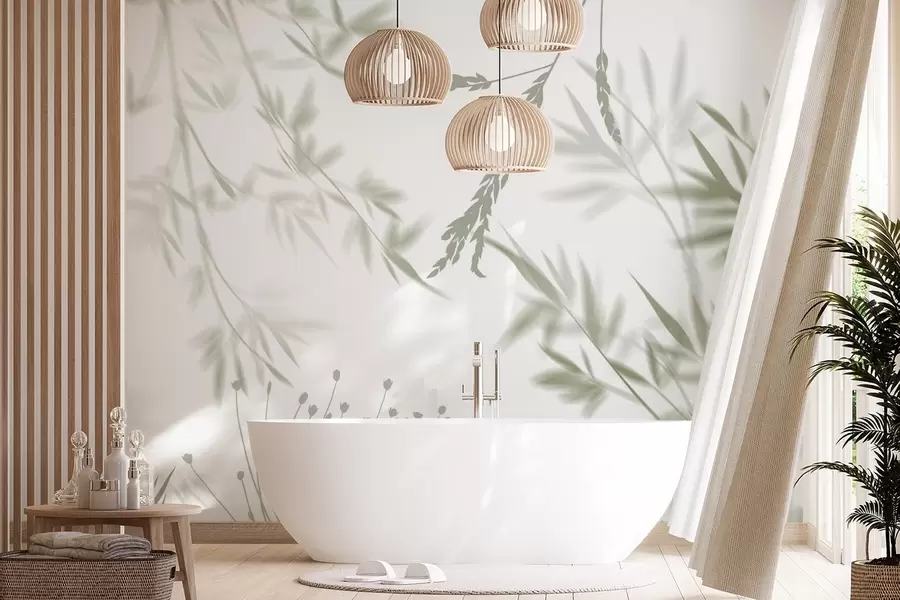 wall murals Foliage silhouettes w04850