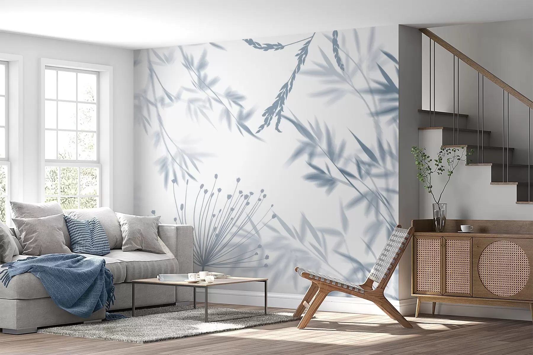 wall murals Foliage silhouettes w04850v2
