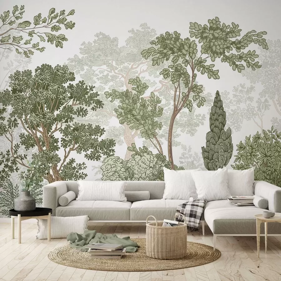 wall murals Trees w04851