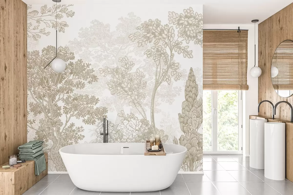 wall murals Trees w04851v1