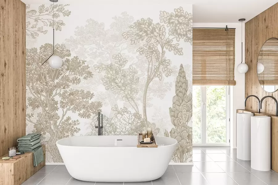 wall murals Trees w04851v1