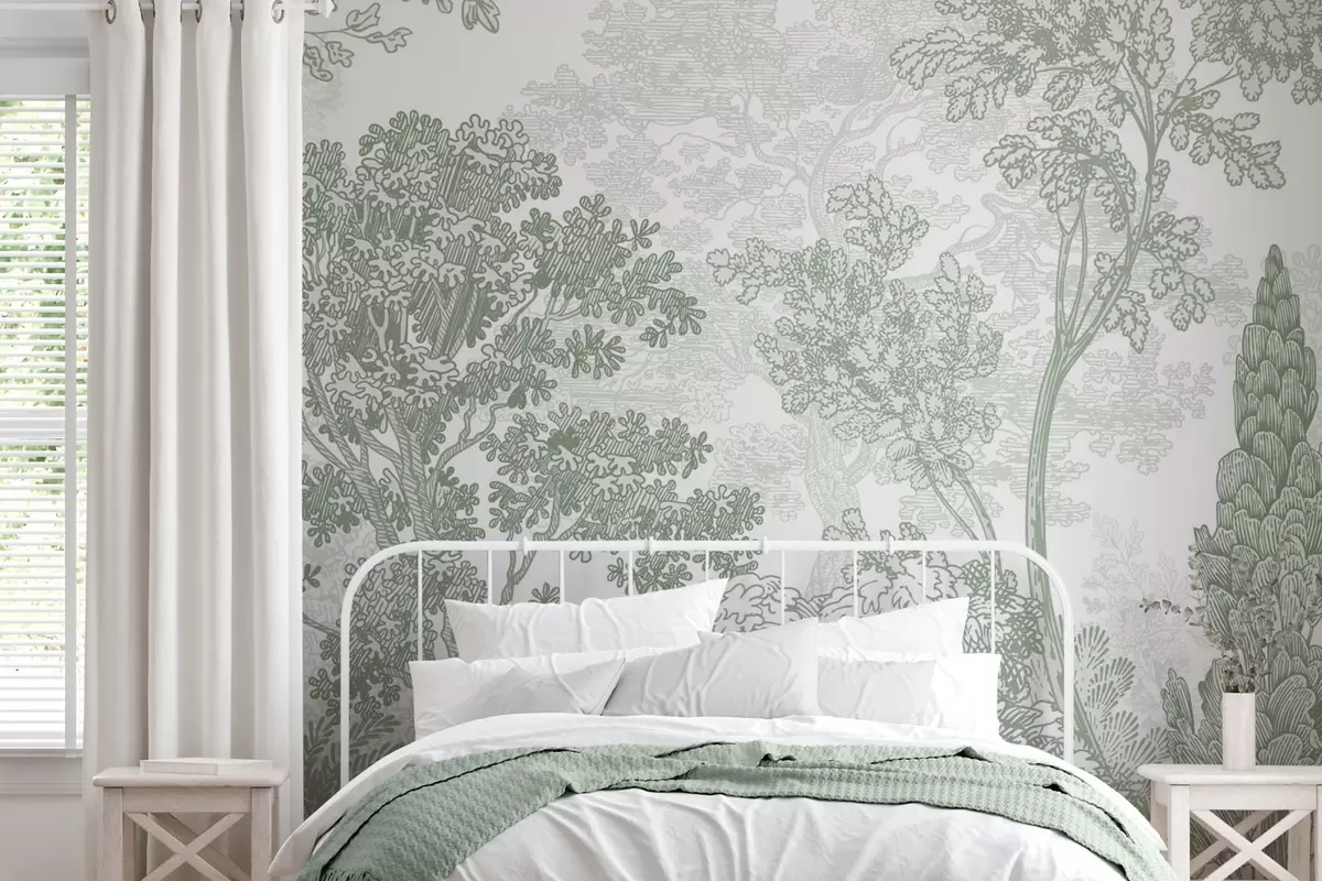 wall murals Trees w04851v2