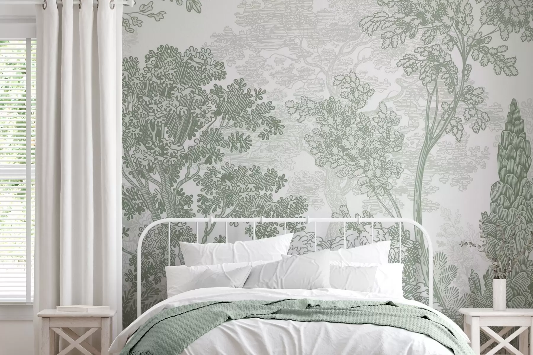 wall murals Trees w04851v2