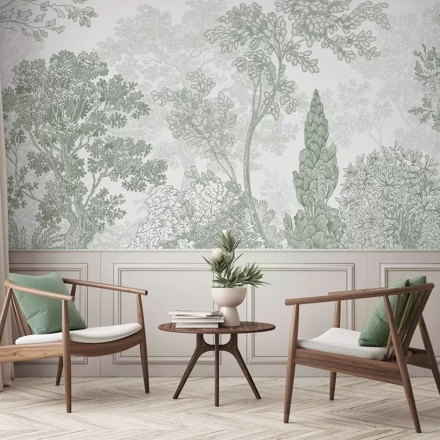 wall murals Trees w04851v2