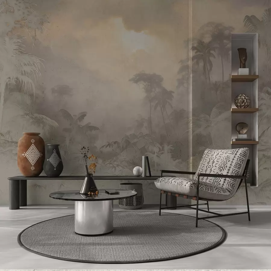 wall murals Stylized jungle on the wall w04839