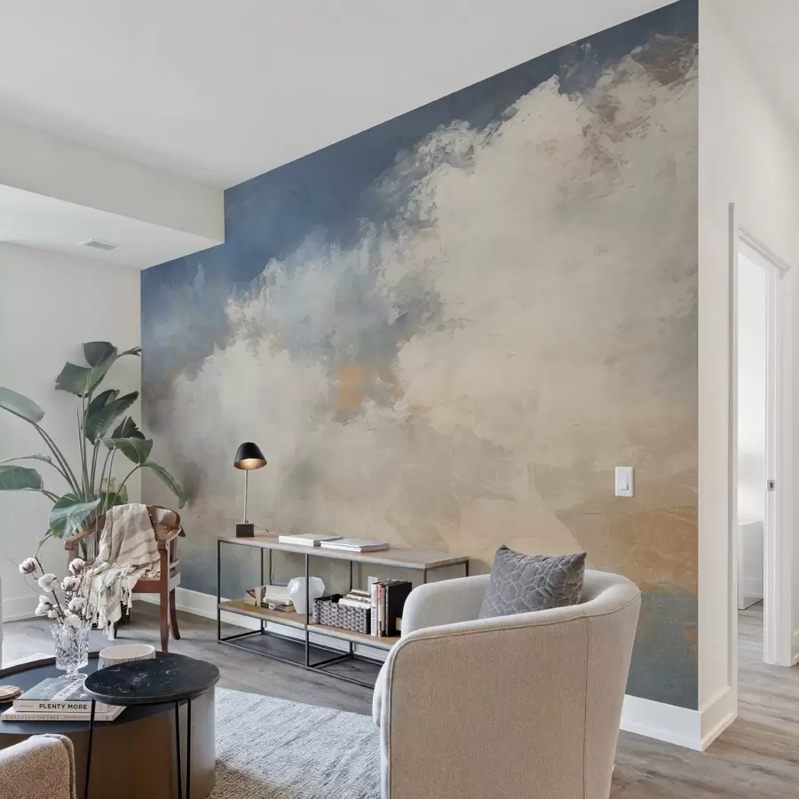 wall murals Abstract image of clouds in loft style w04841