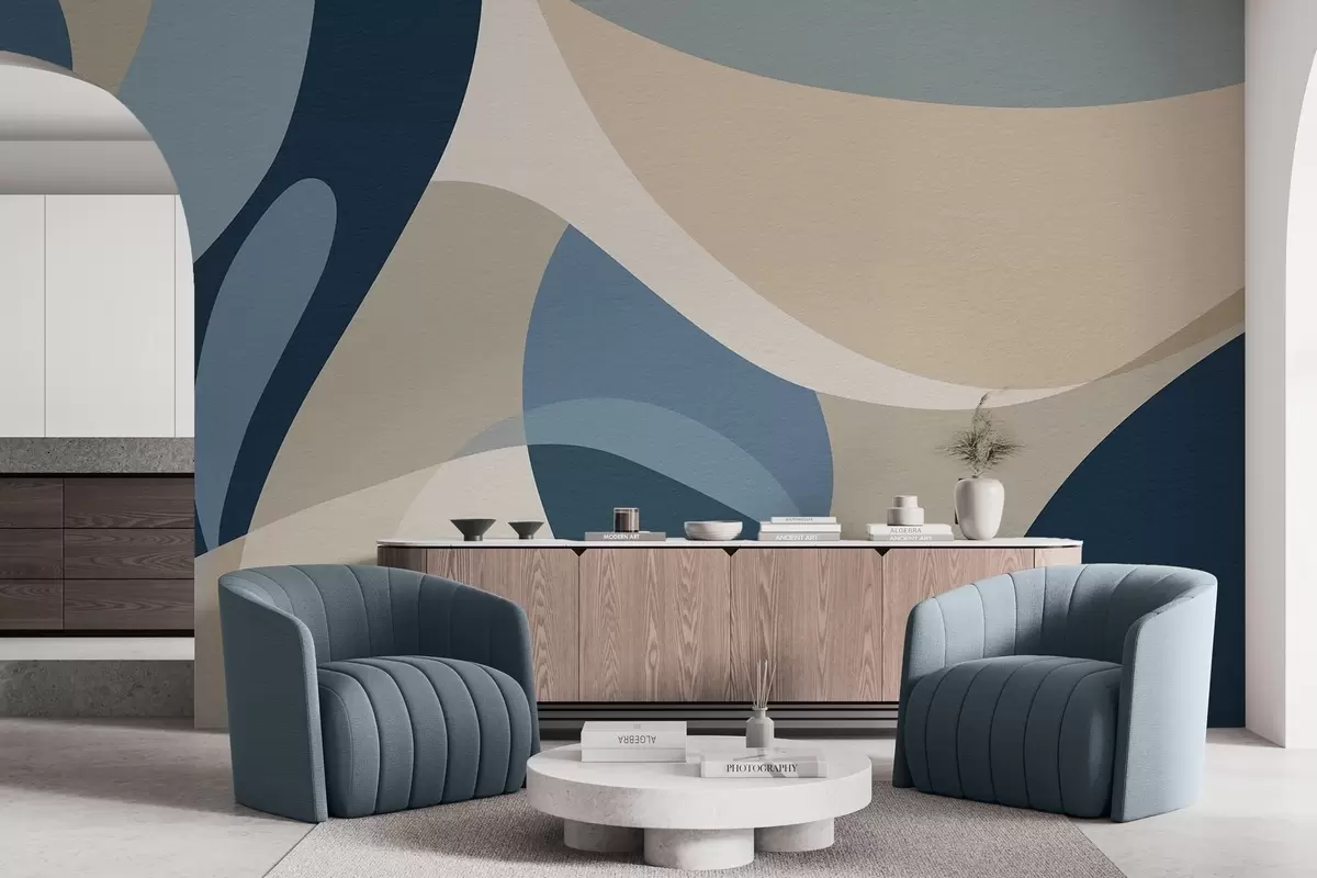 wall murals Geometric abstraction w04843