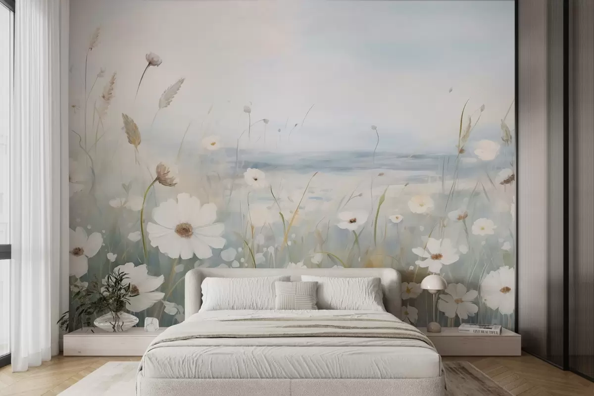 wall murals Flower field w04867