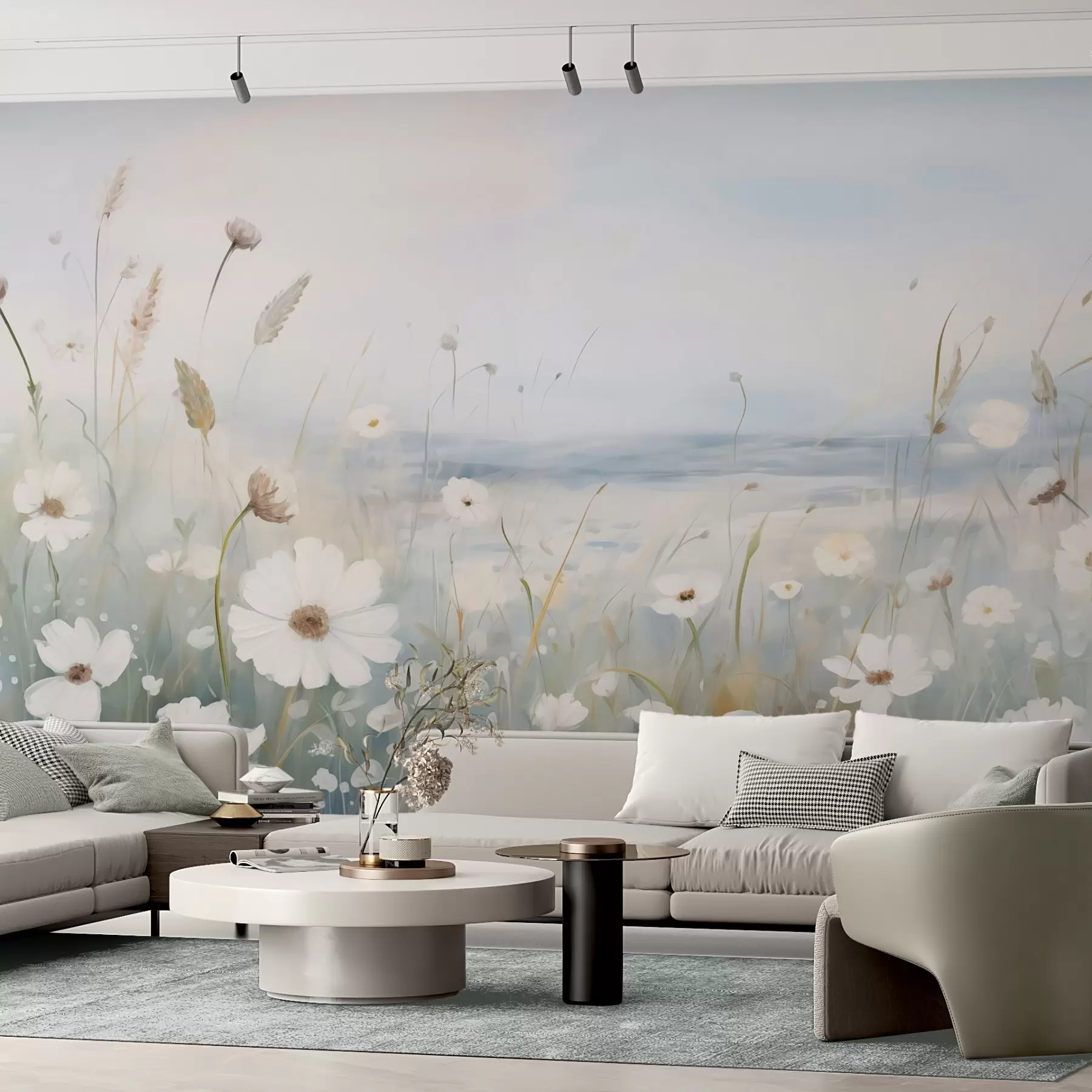 wall murals Flower field w04867